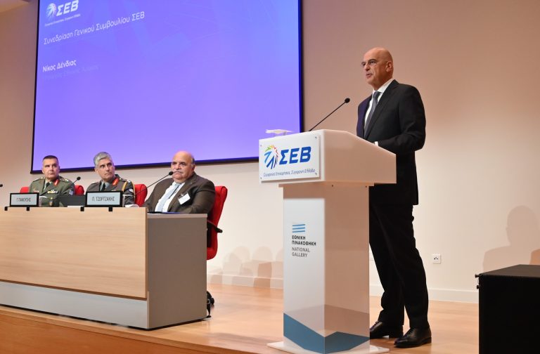 Δένδιας: Εθνική αναγκαιότητα η οικοδόμηση ενός αυτάρκους αμυντικού οικοσυστήματος