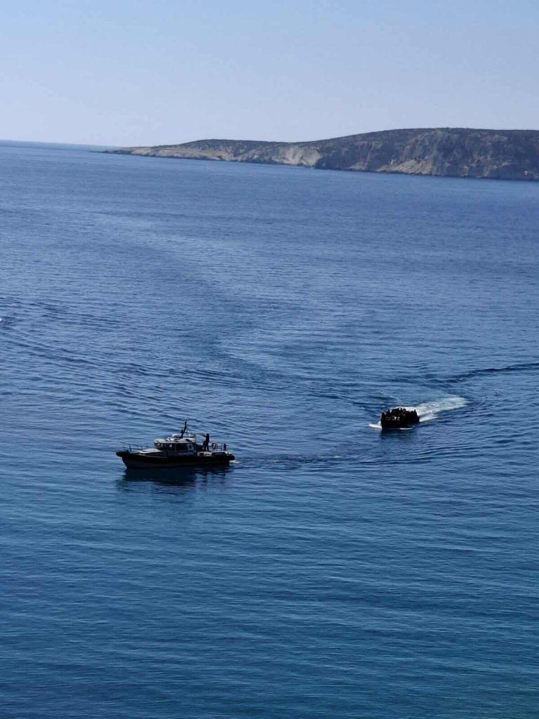 Κρήτη: Νέα διάσωση μεταναστών νότια της Γαύδου