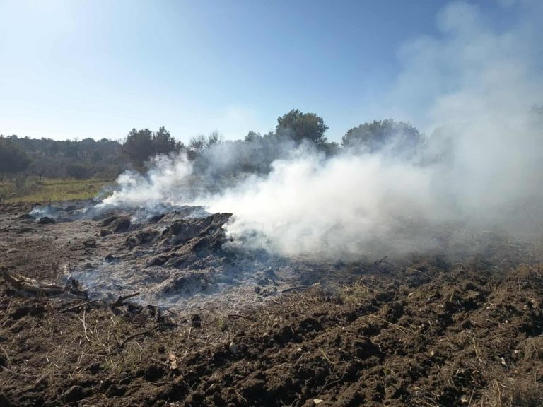 Λέσβος: Κινητοποίηση της Πυροσβεστικής για καύση ξύλων στον εκκλησάκι των Εισοδίων της Θεοτόκου