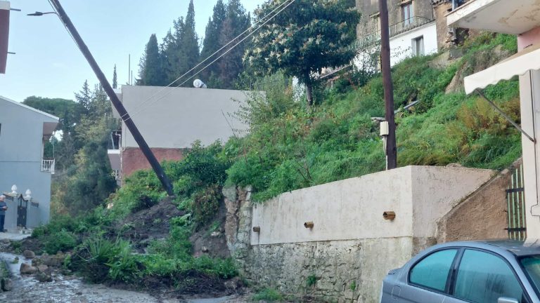 Σε κατάσταση έκτακτης ανάγκης η βόρεια Κέρκυρα – Αναβάλλονται και οι αθλητικές διοργανώσεις