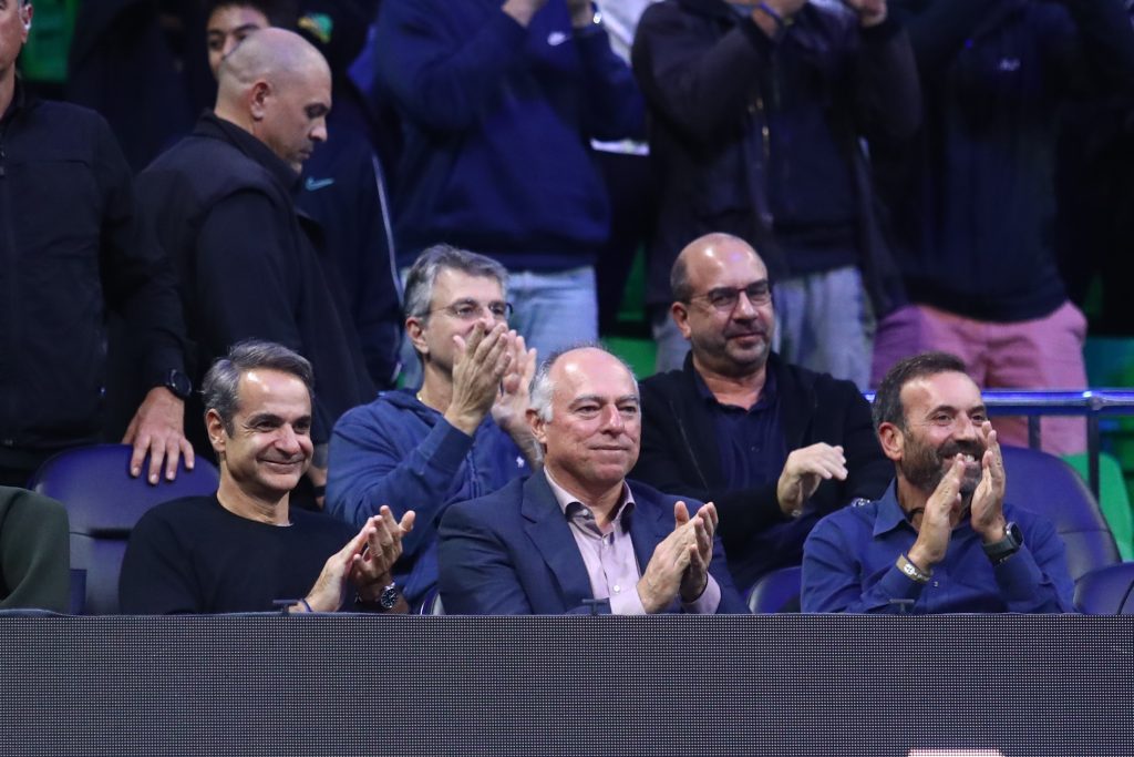 Τον ημιτελικό του Νόβακ Τζόκοβιτς στο Hellenic Championship ATP 250 παρακολούθησε ο Κυριάκος Μητσοτάκης