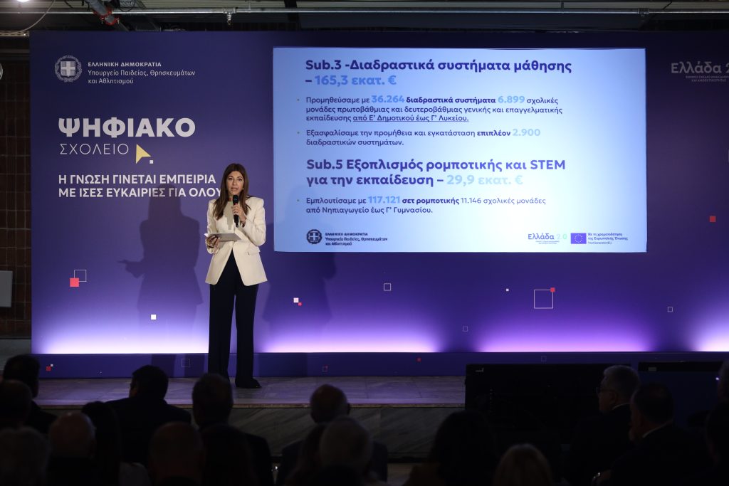 “AI in Schools”: Το σχέδιο δράσεων του υπ. Παιδείας για την ψηφιακή μετάβαση των σχολείων