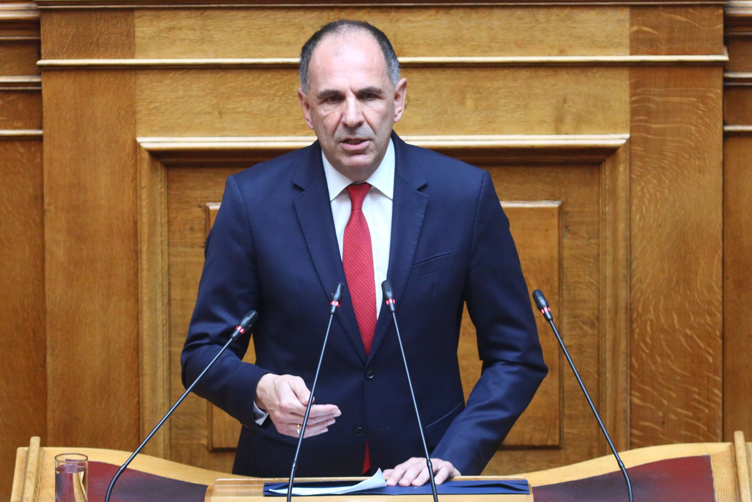 [382135] ΣΥΖΗΤΗΣΗ ΣΤΗΝ ΟΛΟΜΕΛΕΙΑ ΤΗΣ ΒΟΥΛΗΣ ΝΟΜΟΣΧΕΔΙΟΥ ΤΟΥ ΥΠΟΥΡΓΕΙΟΥ ΕΞΩΤΕΡΙΚΩΝ  (ΓΙΑΝΝΗΣ ΠΑΝΑΓΟΠΟΥΛΟΣ/EUROKINISSI)