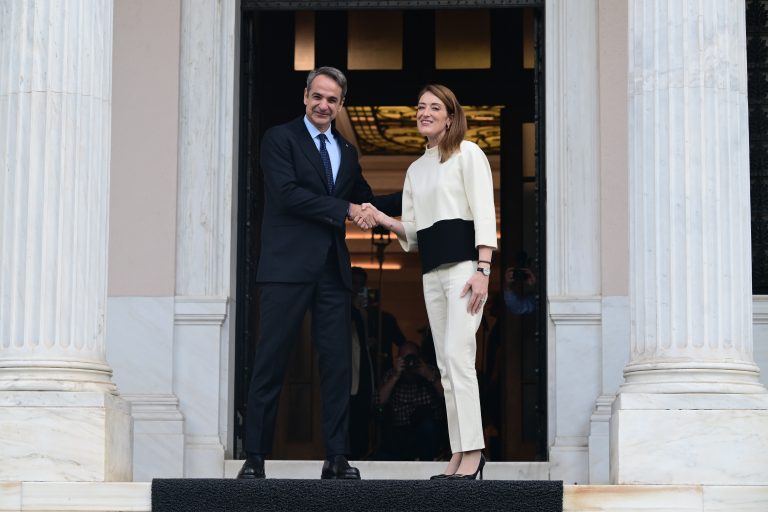 Κ. Μητσοτάκης μετά τη συνάντηση με τη Μέτσολα: Η ρευστή κατάσταση απαιτεί από την Ευρώπη να κάνει κρίσιμες επιλογές για την ευημερία και την ασφάλεια των πολιτών της