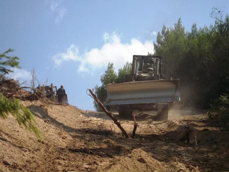 Έργα δημιουργίας αντιπυρικών ζωνών στον δήμο της Γορτυνίας