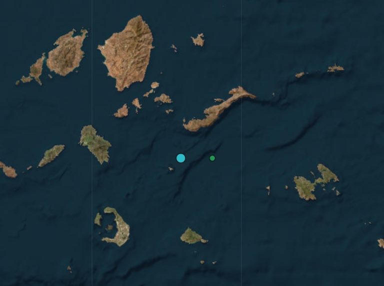 Ασθενής σεισμική δόνηση τα ξημερώματα στην Σαντορίνη