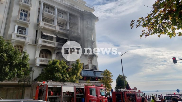 Θεσσαλονίκη: Άντρες της ΟΠΚΕ έσωσαν ηλικιωμένους και κατοικίδια από τη χθεσινή φωτιά σε κατάστημα εστίασης