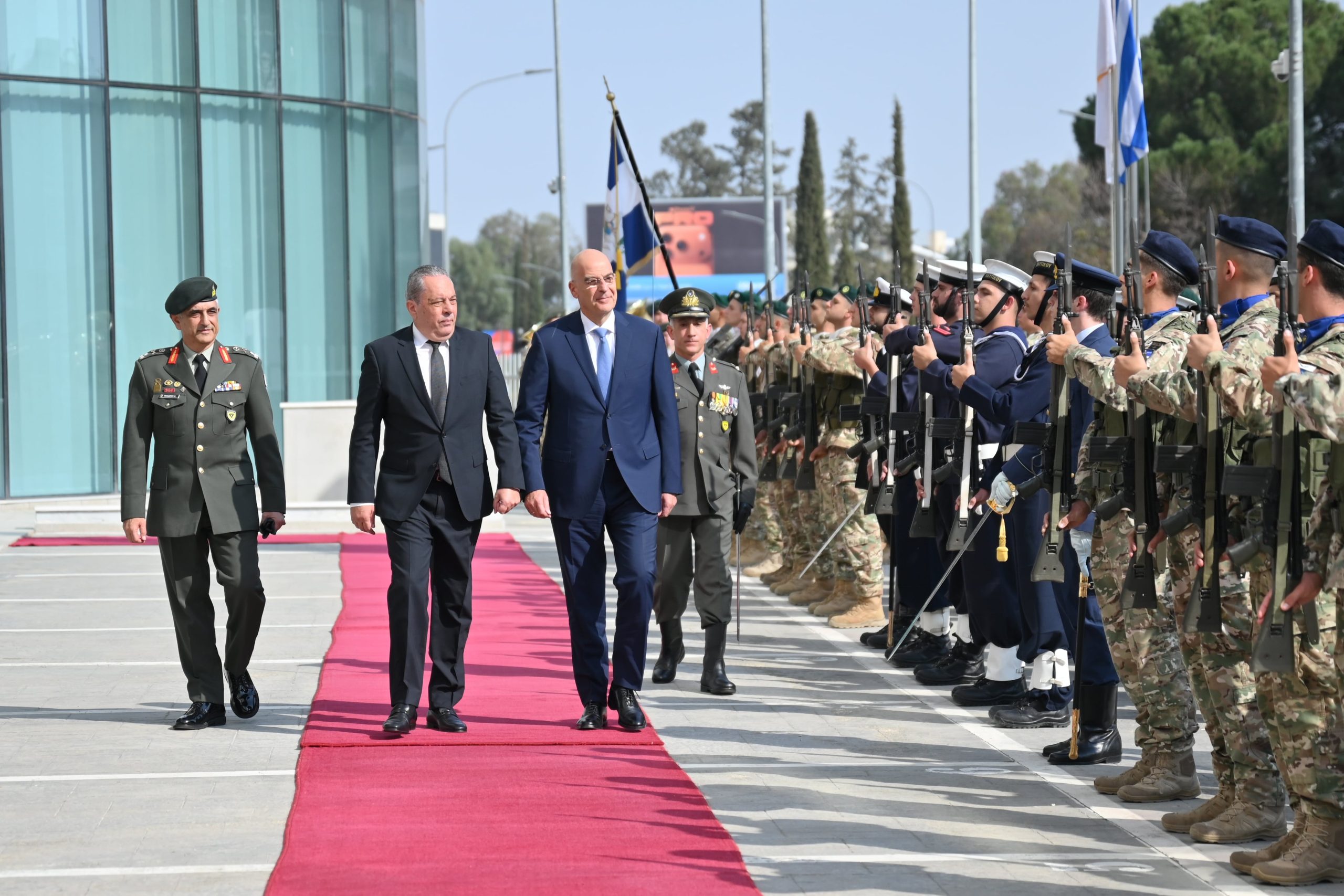 ΕΠΙΣΚΕΨΗ ΥΕΘΑ ΝΙΚΟΥ ΔEΝΔΙΑ ΣΤΗ ΚΥΠΡΟ   (ΥΠΕΘΑ/ΔΝΣΗ ΕΝΗΜΕΡΩΣΗΣ/EUROKINISSI)
