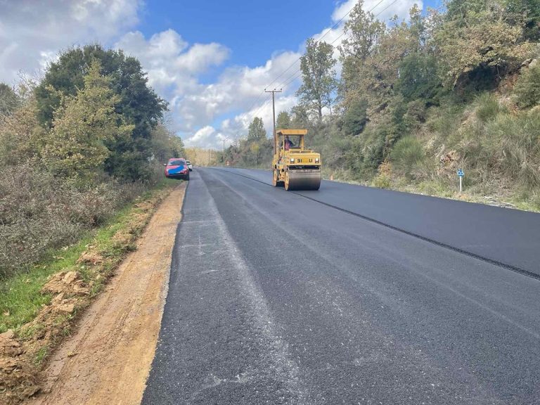 Εργασίες στην εθνική οδό Τρίπολης – Σπάρτης