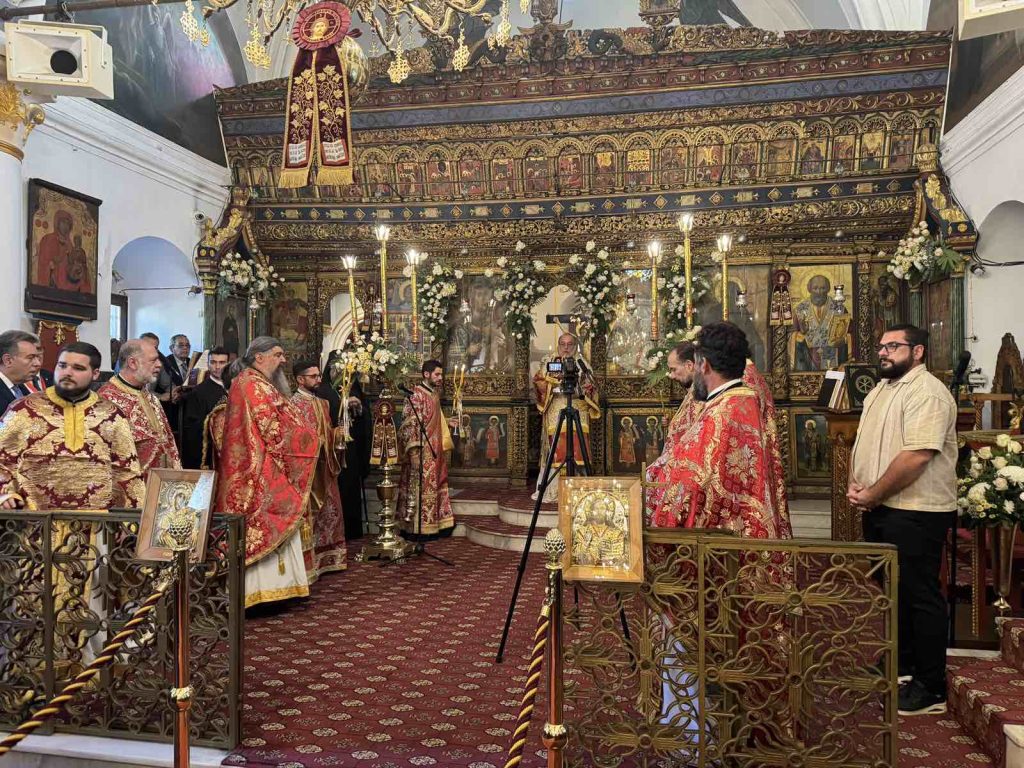 Με λαμπρότητα τίμησε η Ρόδος τον Πολιούχο της Νεομάρτυρα Κωνσταντίνο Υδραίο