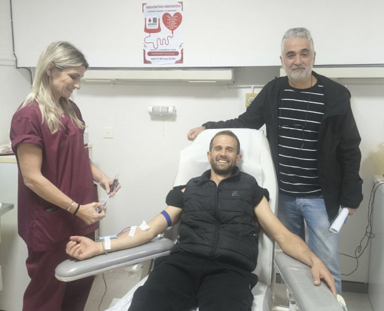 Εθελοντική αιμοδοσία στο Εσπερινό Αμαλιάδας που διατηρεί Τράπεζα Αίματος