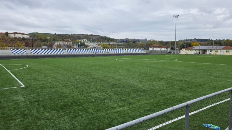 Παρουσία του Ι. Βρούτση τα εγκαίνια του γηπέδου ΕΠΣ Γρεβενών