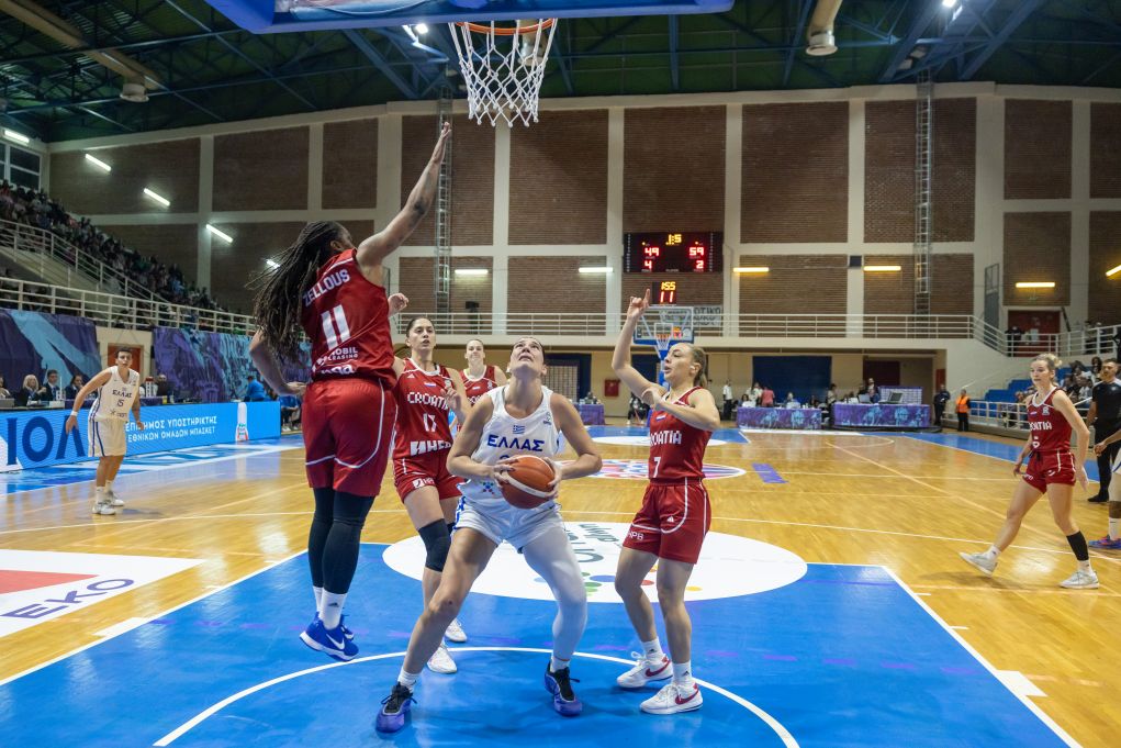 Προκριματικά Ευρωμπάσκετ γυναικών 2027: Πρεμιέρα με εντός έδρας ήττα για την εθνική με 76-73 από την Κροατία