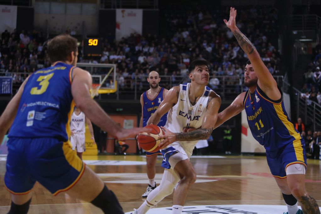 Παγκόσμιο Κύπελλο 2027: Mε το δεξί η Ελλάδα στα προκριματικά, 91-64 τη Ρουμανία στο Αλεξάνδρειο Μέλαθρο