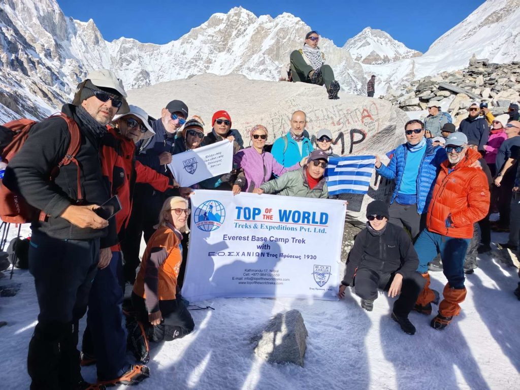 Χανιά: Στο θρυλικό Everest Base Camp στα 5.364 μέτρα ο Ορειβατικός Σύλλογος Χανίων