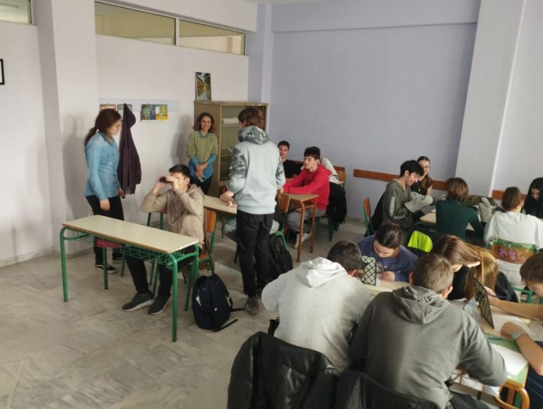 “Κατανοώντας τους φίλους”: Βιωματικό εργαστήρι ενσυναίσθησης για μαθητές Λυκείου στην Αγιά