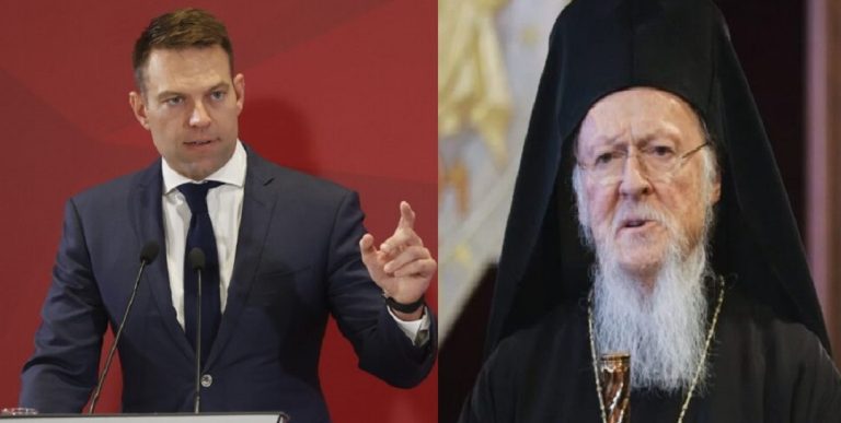 Συνάντηση του Στέφανου Κασσελάκη με τον Οικουμενικό Πατριάρχη Βαρθολομαίο στο Φανάρι