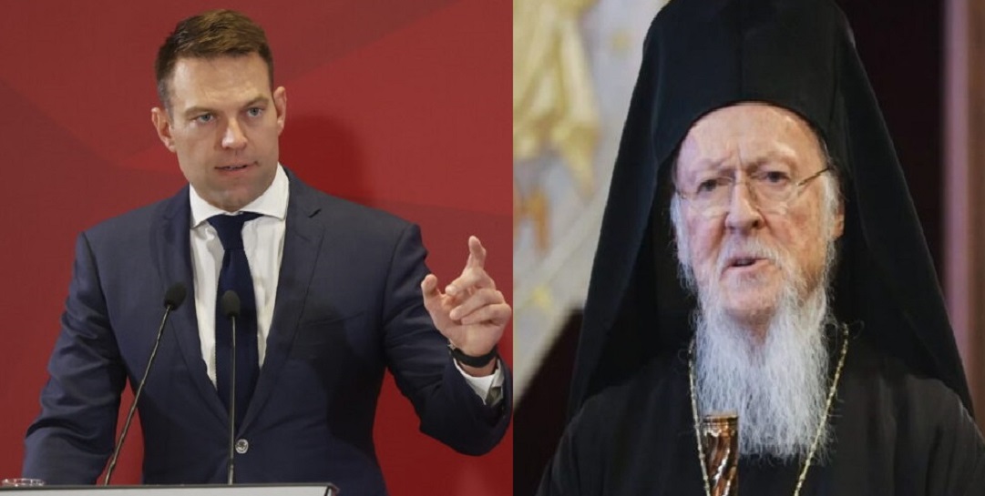 Συνάντηση Κασσελάκη με τον Οικουμενικό Πατριάρχη  στο Φανάρι