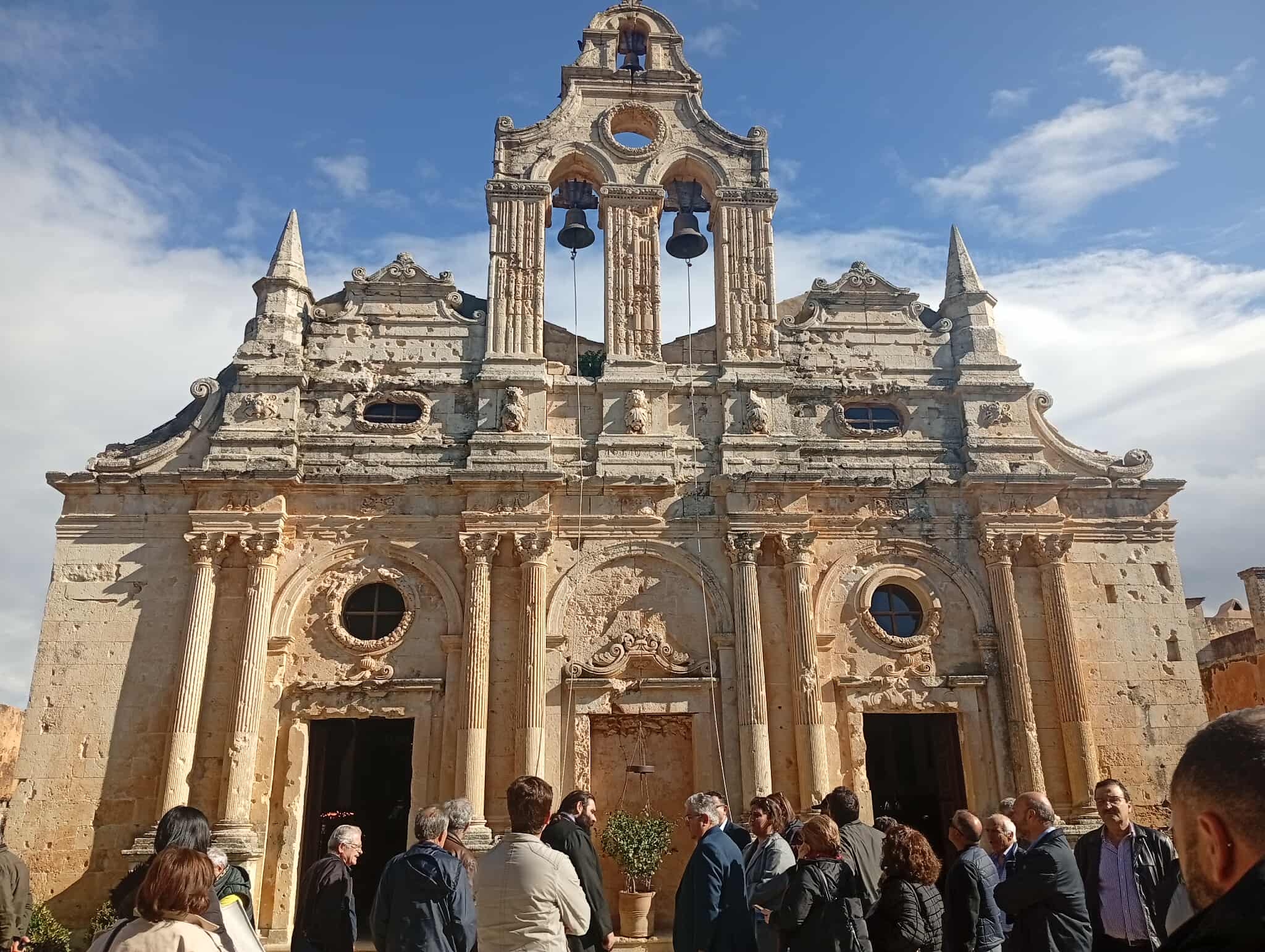 Ρέθυμνο: Επίσκεψη Δημήτρη Κουτσούμπα σε Αρχαία Ελεύθερνα και Μονή Αρκαδίου