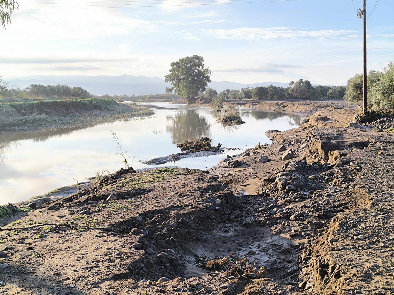 Ξεκινά η καταγραφή των ζημιών από την κακοκαιρία στην Λέσβο