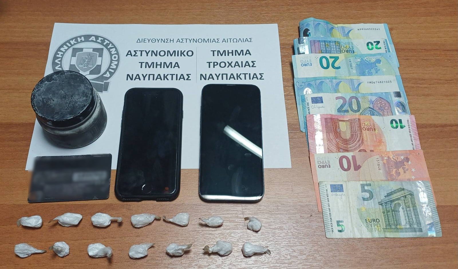 Ναύπακτος: Συνελήφθησαν δύο μαθητές Λυκείου για διακίνηση ναρκωτικών