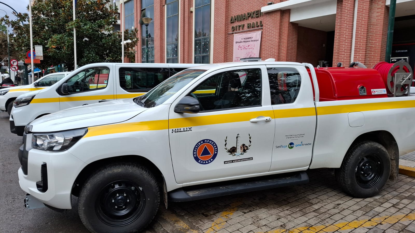 Νέα οχήματα υψηλής επιχειρησιακής ετοιμότητας για την Πολιτική Προστασία στην Αλεξανδρούπολη