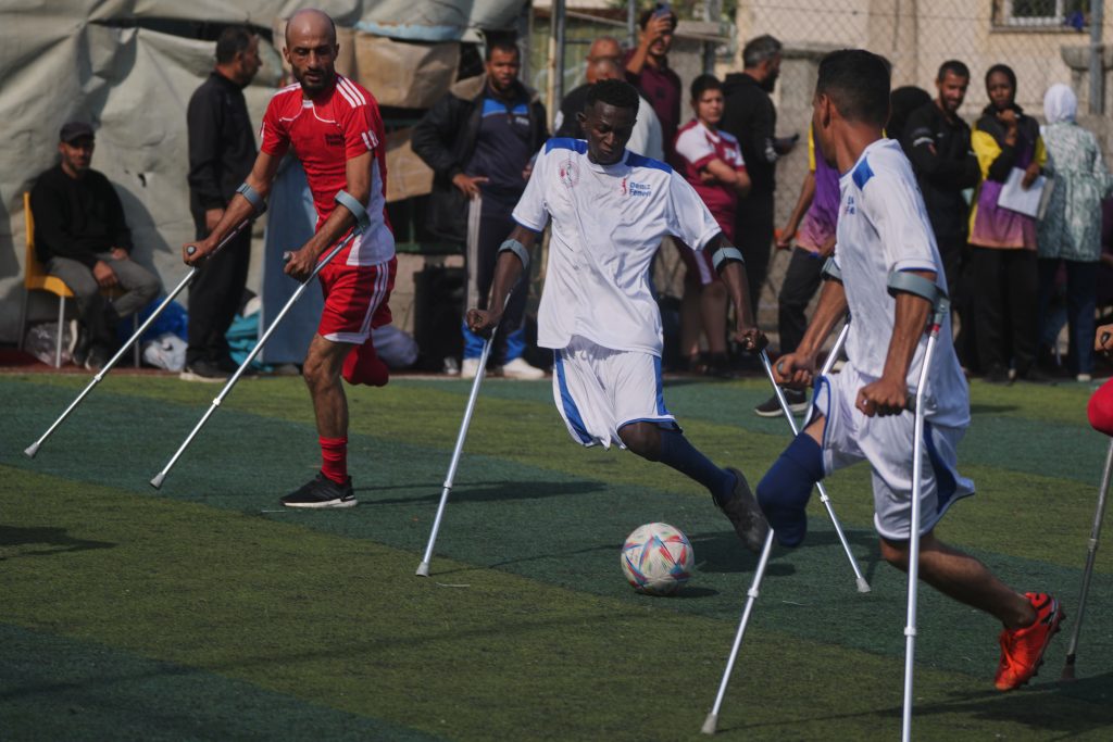 Ποδοσφαιρικό τουρνουά ελπίδας στη Γάζα – Ακρωτηριασμένοι Παλαιστίνιοι διασκέδασαν και χαμογέλασαν μετά από καιρό