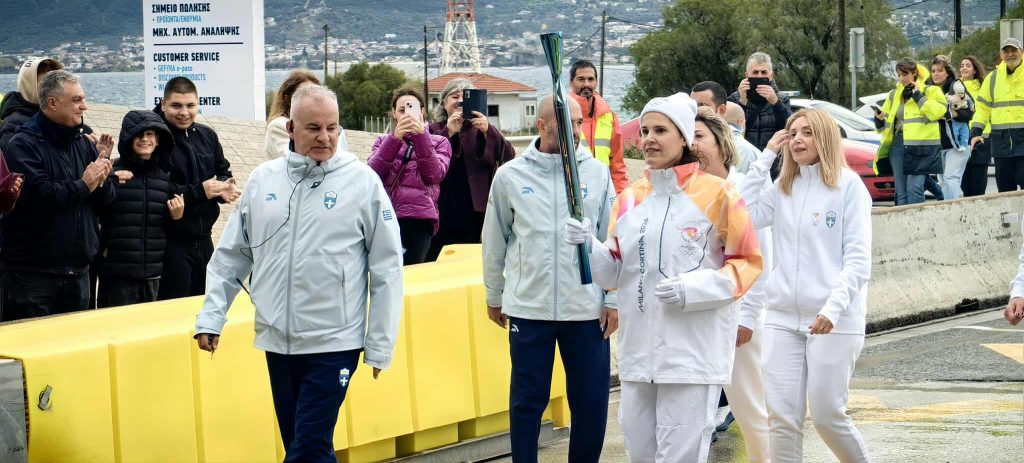 Πάτρα: Η υποδοχή της Ολυμπιακής Φλόγας για τους Χειμερινούς Ολυμπιακούς Αγώνες Milano Cortina 2026