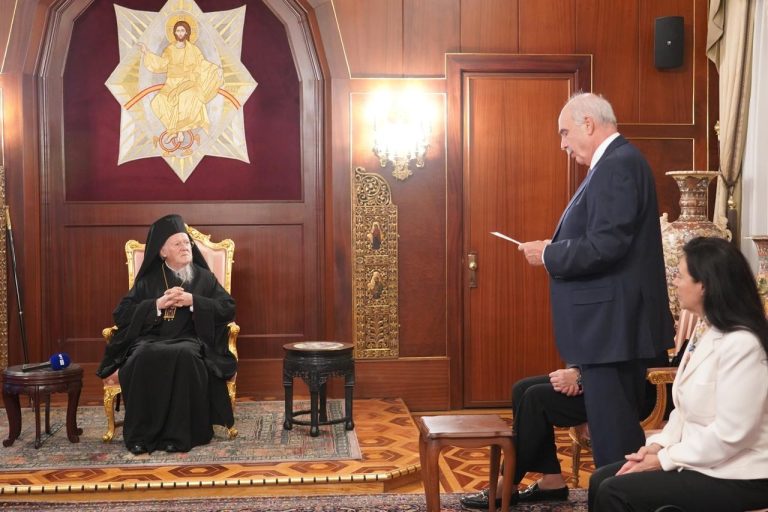 Β. Μεϊμαράκης στο Φανάρι: Γέφυρες διαλόγου ΕΛΚ – Οικουμενικού Πατριαρχείου