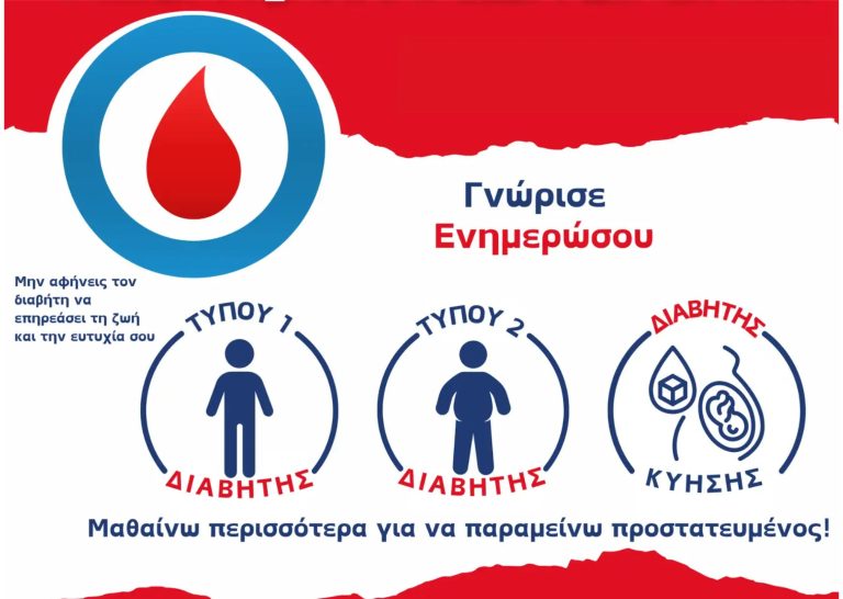 Θεσσαλονίκη: Ενημερωτική δράση ευαισθητοποίησης για τον σακχαρώδη διαβήτη από τον Ελληνικό Ερυθρό Σταυρό