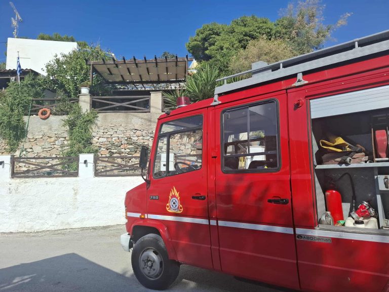 Σύρος: Πυρκαγιά σε μονοκατοικία στο Κίνι