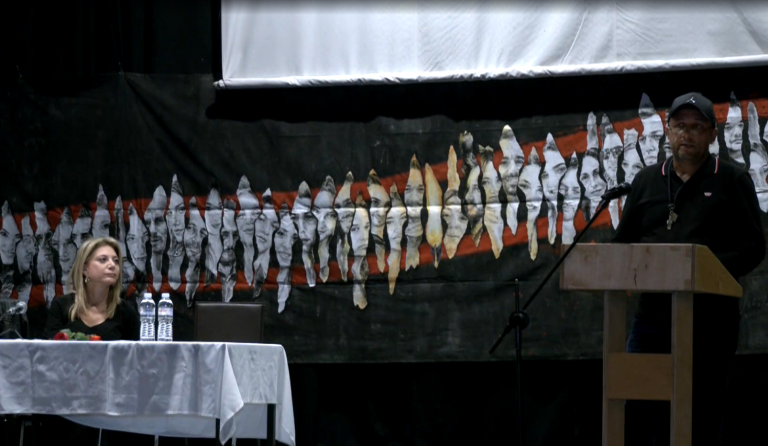 Ομιλίες Μαρίας Καρυστιανού και Πάνου Ρούτσι στη Νάουσα