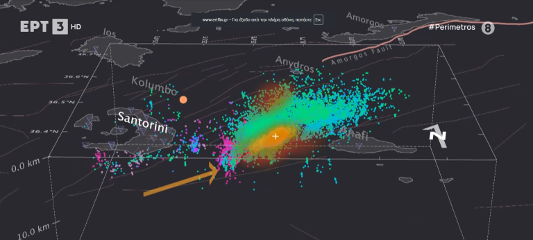 Τι προκάλεσε τους χιλιάδες σεισμούς στη Σαντορίνη στις αρχές της χρονιάς