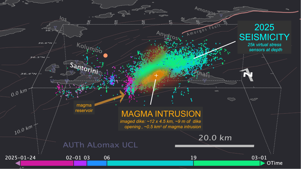 Λύθηκε το μυστήριο: Τι προκάλεσε τους χιλιάδες σεισμούς στη Σαντορίνη
