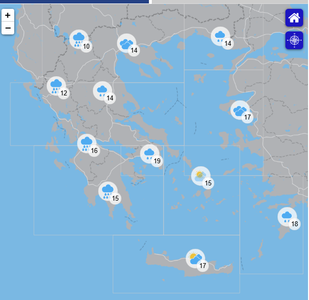 Καιρός: Κακοκαιρία μέχρι τη Δευτέρα – Οι περιοχές με έντονα φαινόμενα