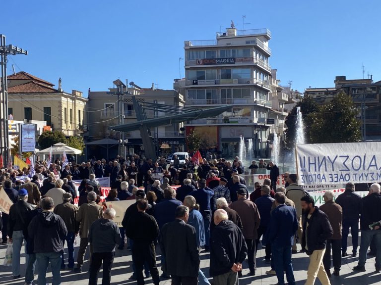 Συνταξιούχοι της Αρκαδίας στο συλλαλητήριο της Αθήνας