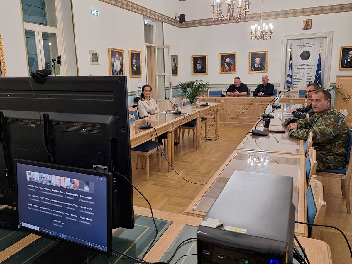 Σύσκεψη περιφερειακού συντονιστικού οργάνου Πολιτικής Προστασίας στην Τρίπολη