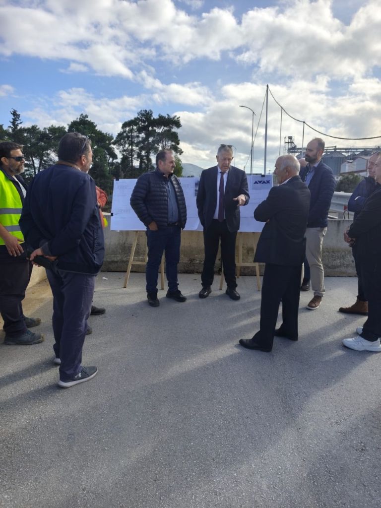 Σε εξέλιξη οι εργασίες στις πληγείσες από τον Daniel γέφυρες της Θεσσαλίας. Αυτοψία του Ν. Ταχιάου