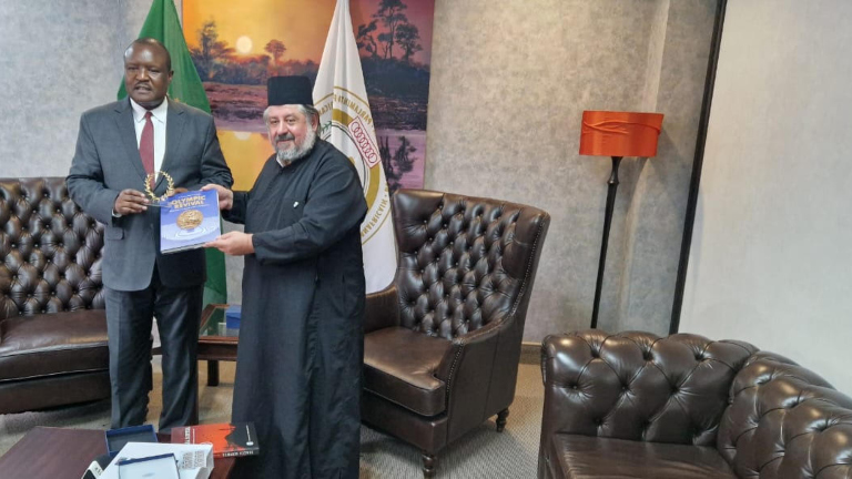 Συνάντηση του Μητροπολίτη Ζάμπιας και Μοζαμβίκης, με τον Πρόεδρο του Παναφρικανικού Κοινοβουλίου