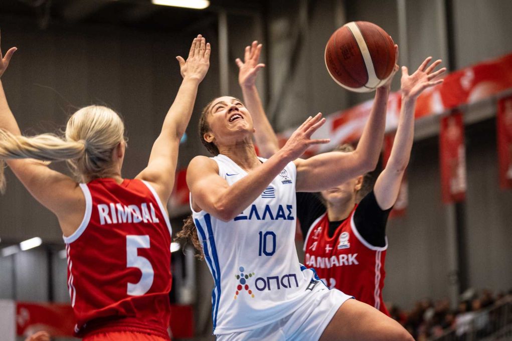 Ευρωμπάσκετ γυναικών: Δεύτερο «διπλό» για την Ελλάδα, 97-83 τη Δανία
