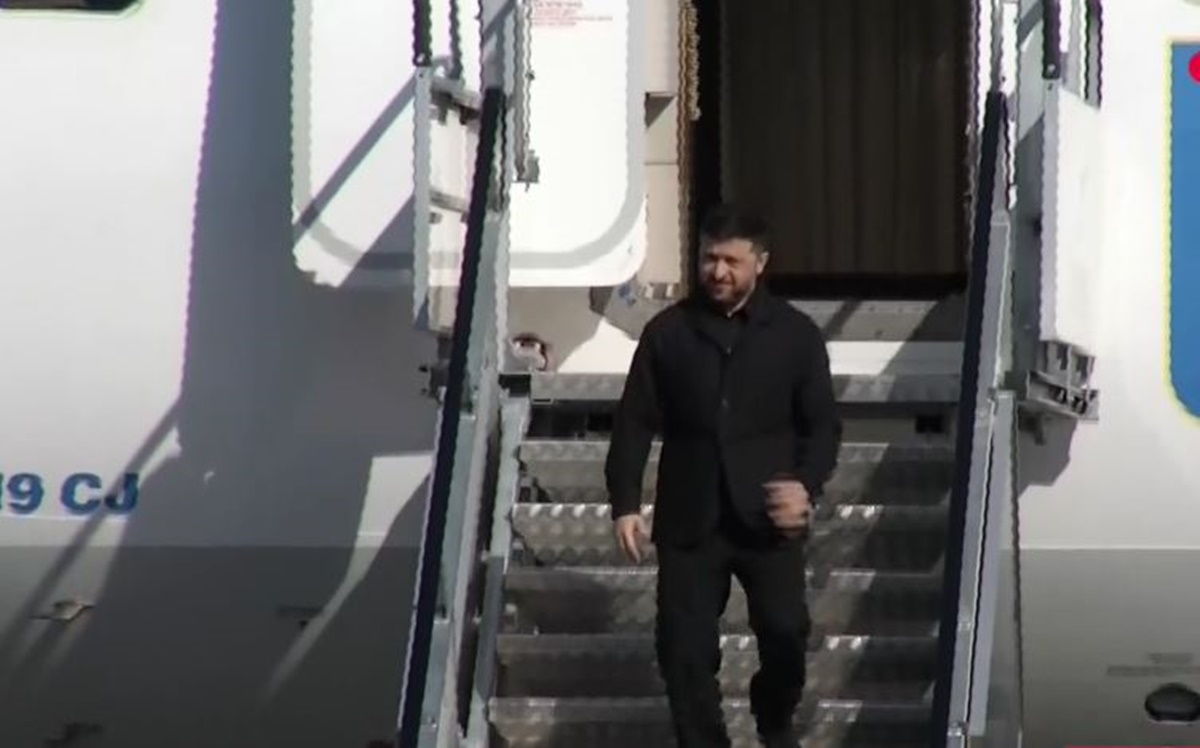 Στην Αθήνα έφτασε ο Βολοντίμιρ Ζελένσκι