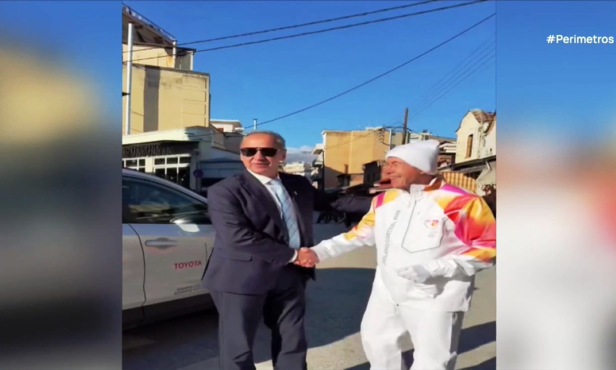 Ο γηραιότερος Έλληνας λαμπαδηδρόμος