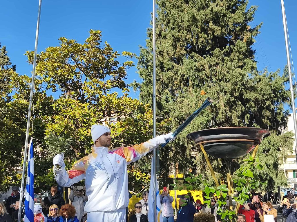 Σέρρες: Με λαμπρότητα η υποδοχή της Ολυμπιακής Φλόγας