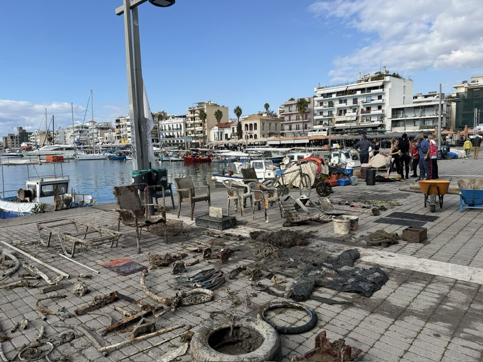 Καλαμάτα: Καθαρός ο βυθός του λιμανιού μετά τον μεγάλο υποβρύχιο καθαρισμό