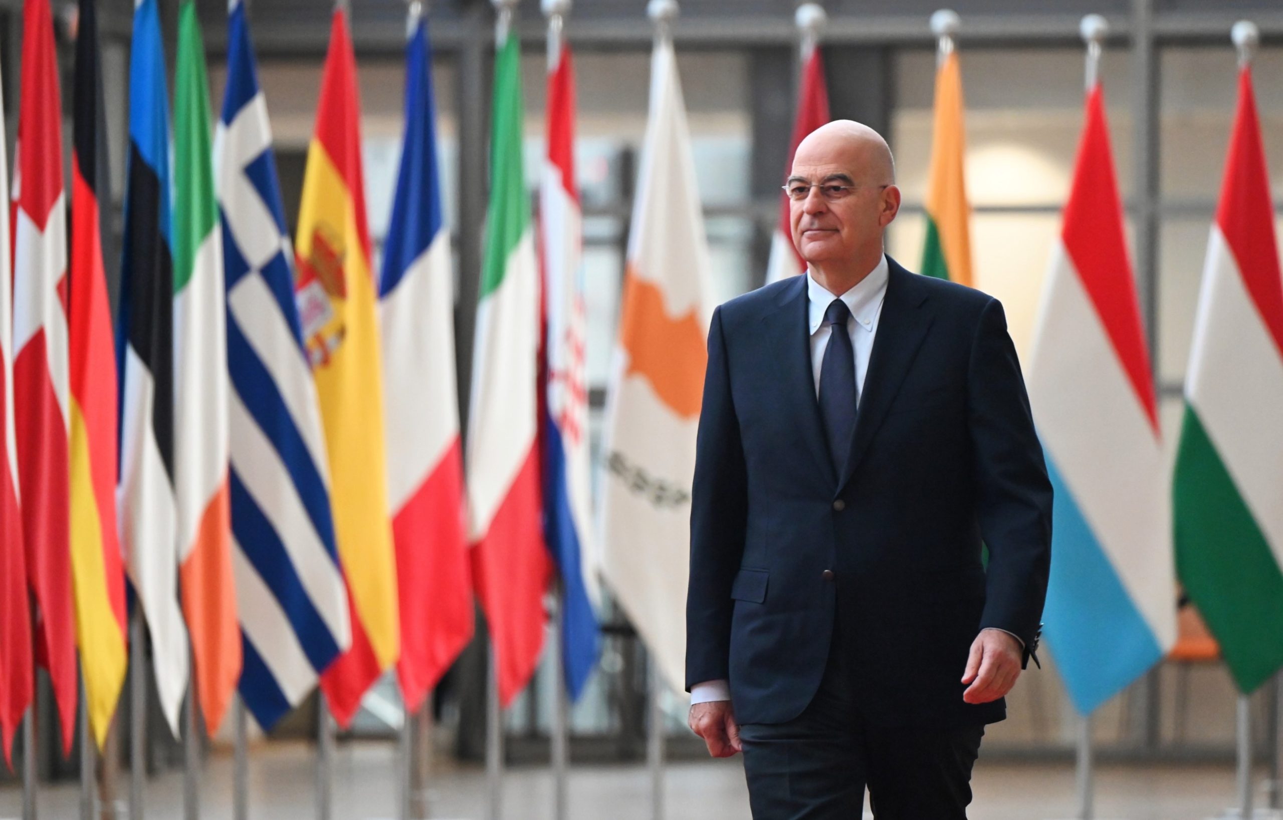 ΣΥΜΜΕΤΟΧΗ ΥΕΘΑ ΝΙΚΟΥ ΔΕΝΔΙΑ ΣΤΟ ΣΥΜΒΟΥΛΙΟ ΕΞΩΤΕΡΙΚΩΝ ΥΠΟΘΕΣΕΩΝ ΤΗΣ ΕΕ ΣΤΙΣ ΒΡΥΞΕΛΛΕΣ ΣΕ ΣΥΝΘΕΣΗ ΥΠΑΜ ΤΩΝ ΚΡΑΤΩΝ ΜΕΛΩΝ (ΥΠΕΘΑ/ΔΝΣΗ ΕΝΗΜΕΡΩΣΗΣ/EUROKINISSI)