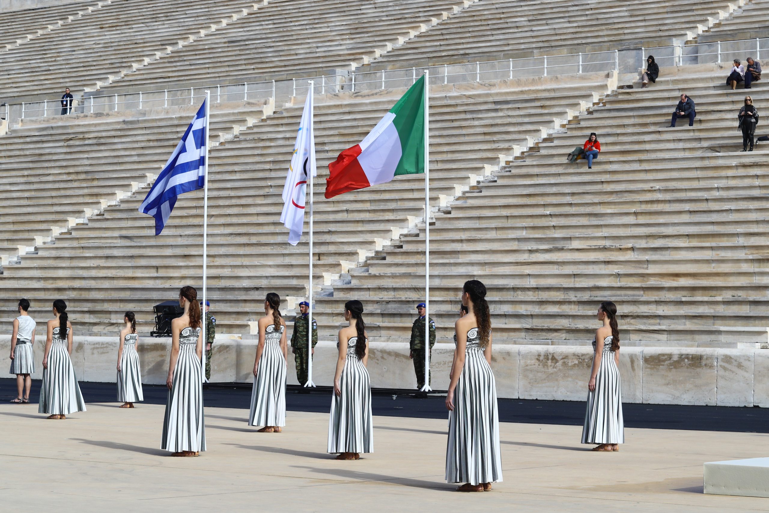 H Τελετή Παράδοσης της Ολυμπιακής Φλόγας για τους Χειμερινούς Ολυμπιακούς Αγώνες