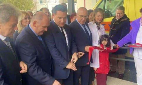 Το ανακαινισμένο Κ.Υ. Αμυνταίου εγκαινίασε ο Άδωνις Γεωργιάδης – Ένταση και διαμαρτυρίες