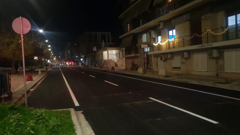 Δήμος Λαρισαίων: Παραδόθηκε σε κυκλοφορία η οδός Ανθ. Γαζή