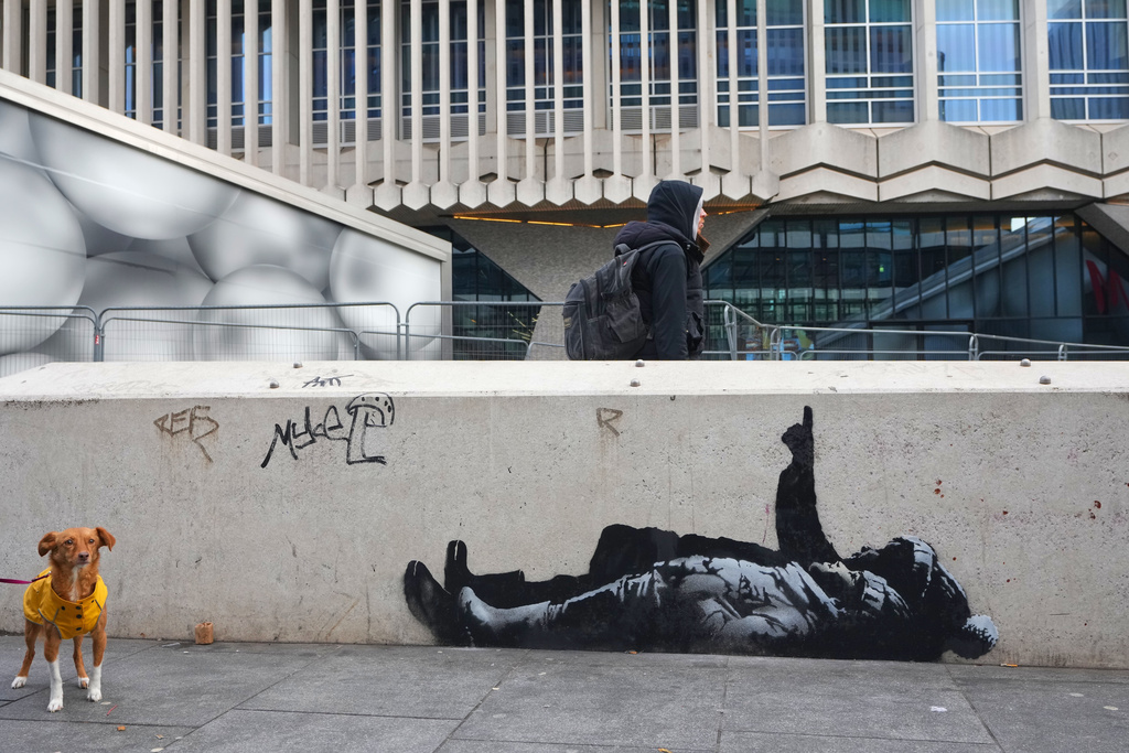 Νέο γκράφιτι του Banksy στο Λονδίνο