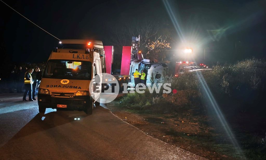 Άρτα: Τροχαίο με ανατροπή φορτηγού στην Ιονία Οδό – Νεκρός ανασύρθηκε ο οδηγός